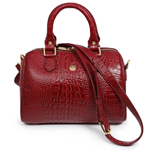 Clara Leather Top Handle Handbag