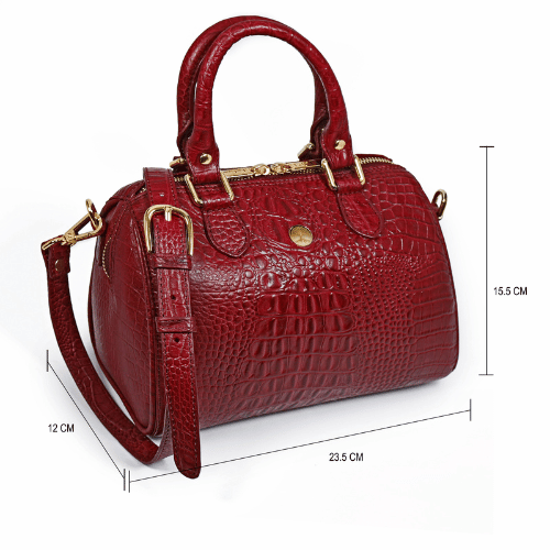 Clara Leather Top Handle Handbag