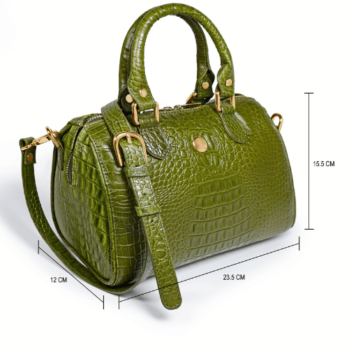 Clara Leather Top Handle Handbag