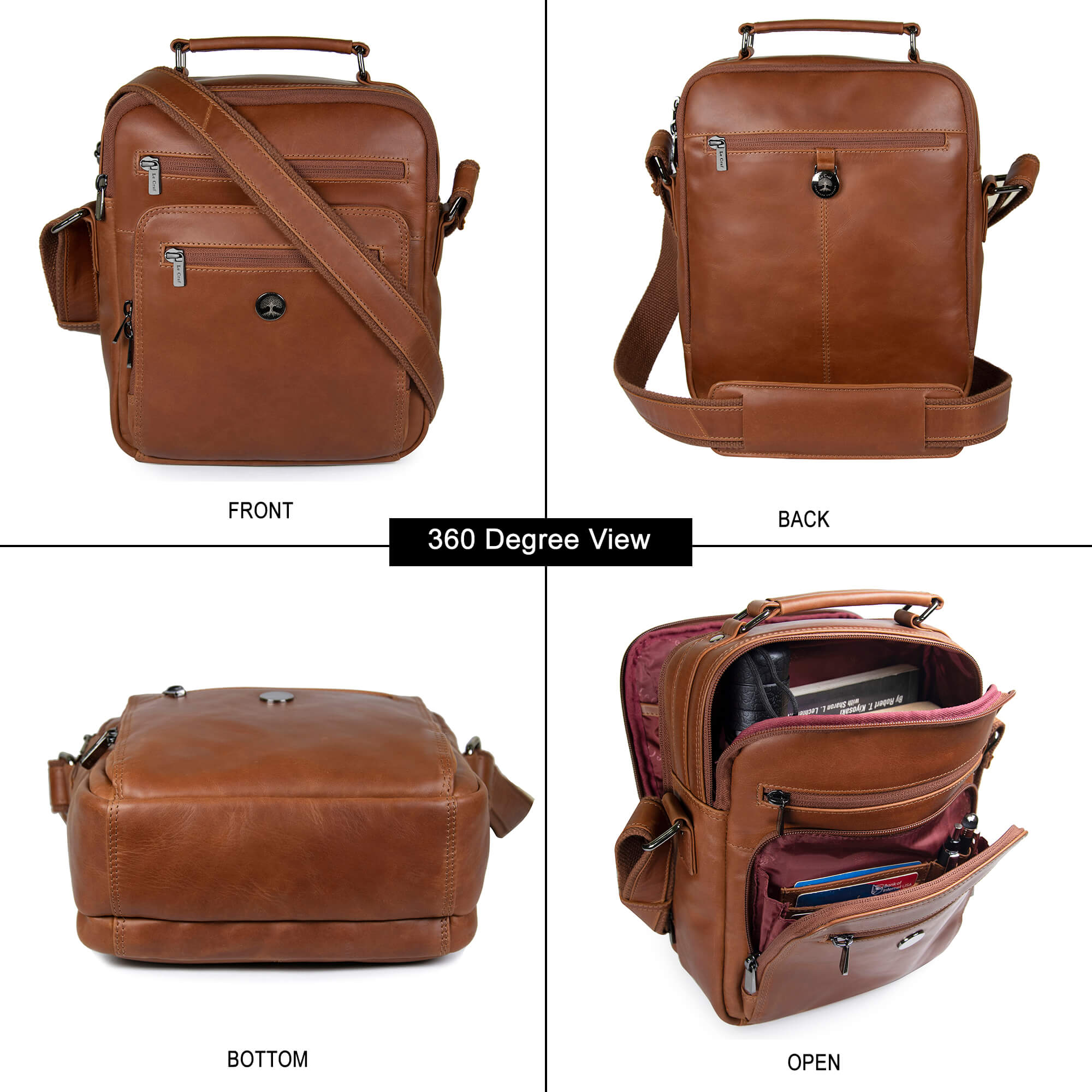 Unisex Crossbody Messenger Bag