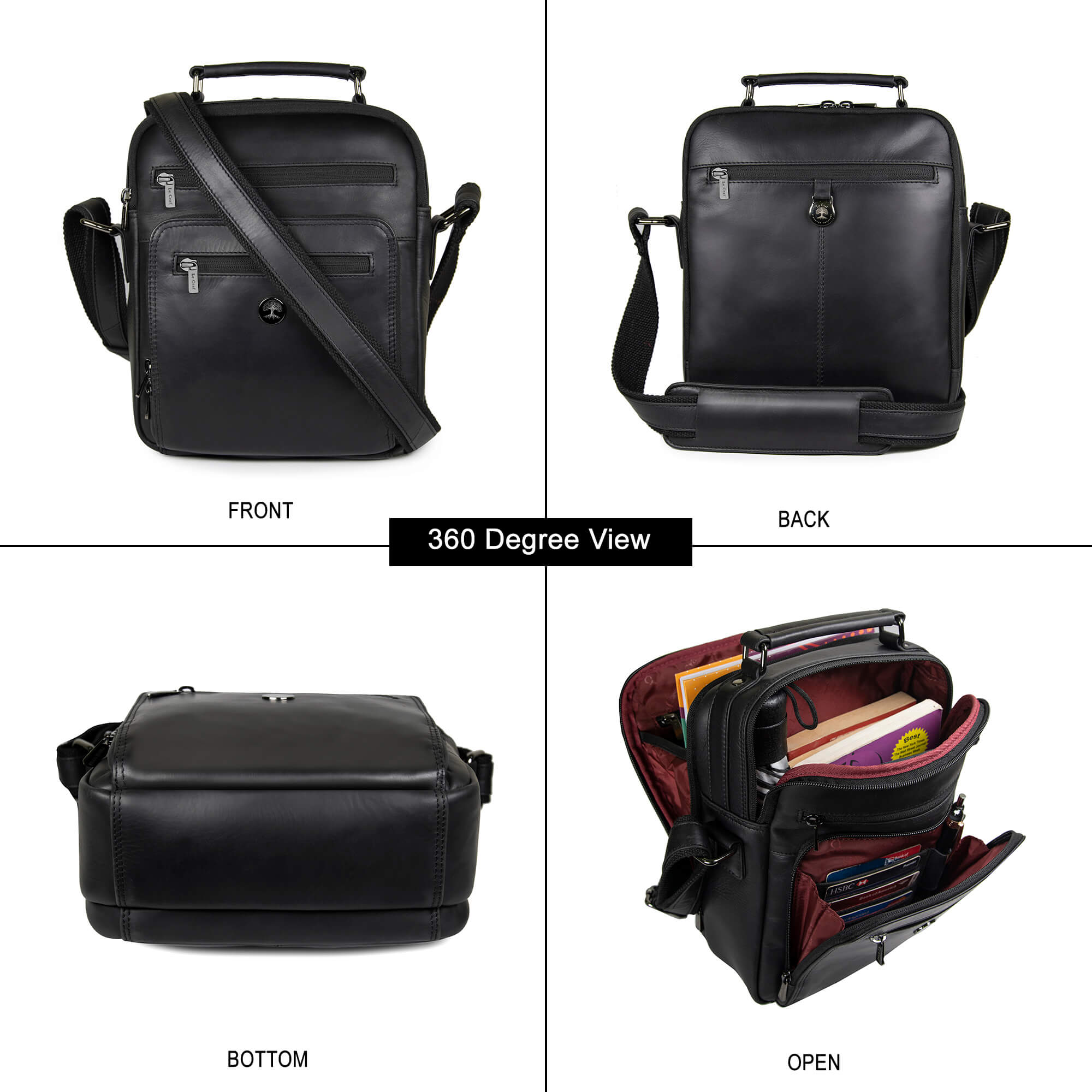 Unisex Crossbody Messenger Bag