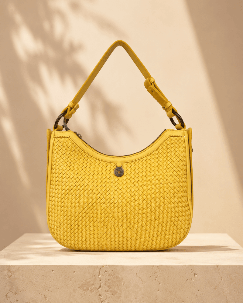 Cherry Braided Shoulder Bag